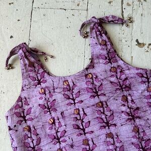 Purple Floral Women's Top